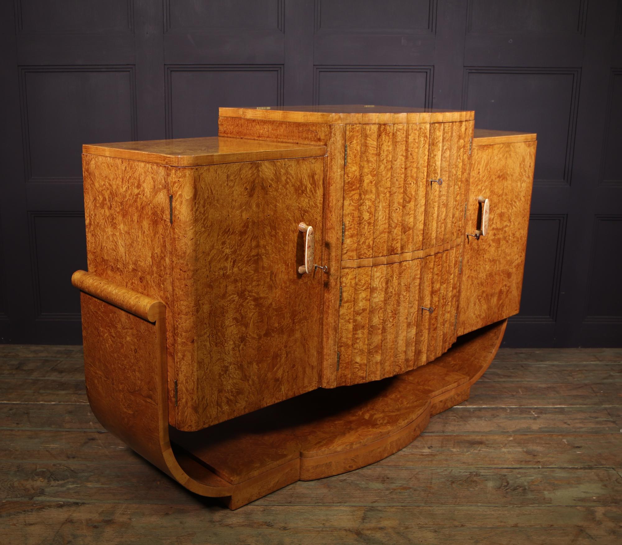 Art Deco Sideboard Cocktail by Epstein 5