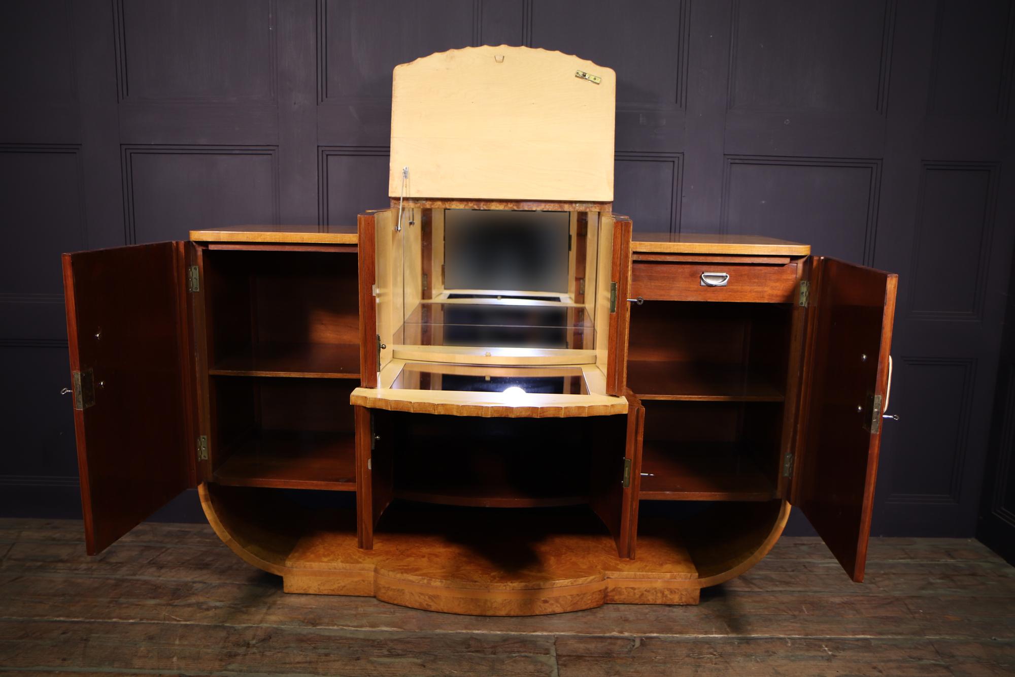 Art Deco Sideboard Cocktail by Epstein 3