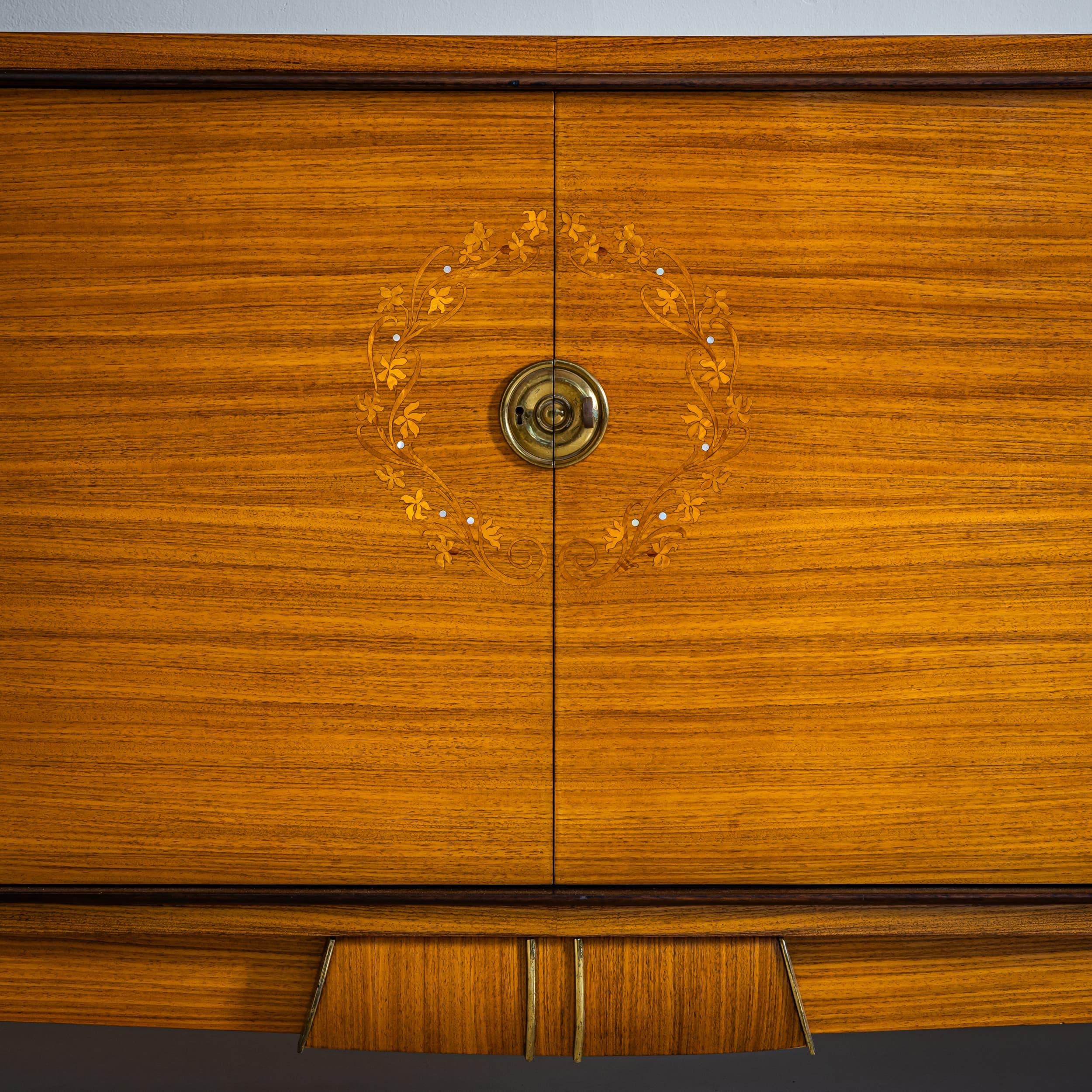 Impiallacciato Credenza Art Déco, Francia, 1920 circa in vendita