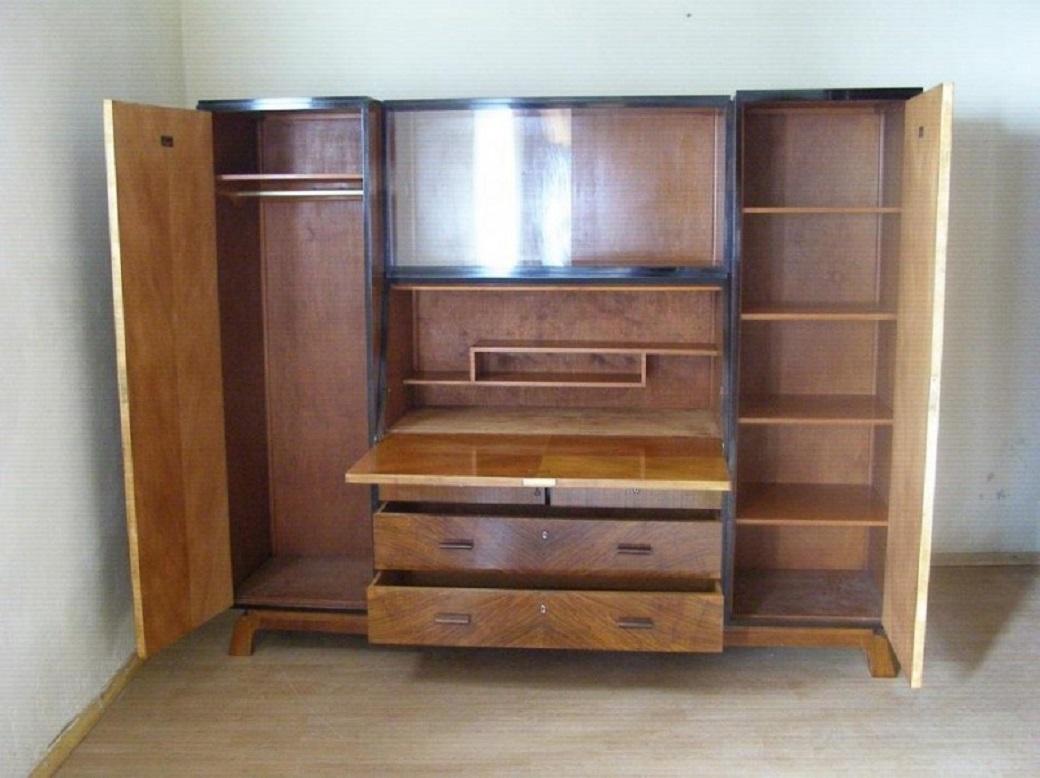 Walnut  Sideboard from 1940s For Sale