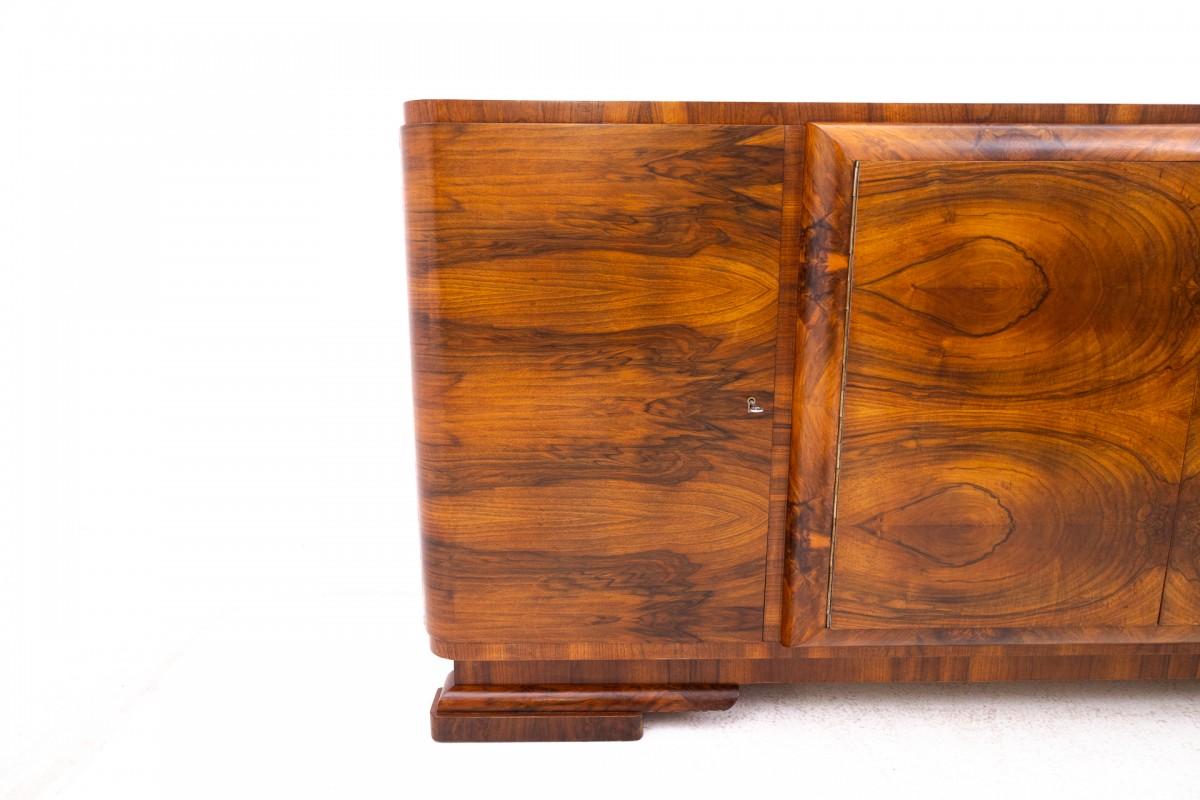 Buffet Art déco des années 1940, Pologne. Après la rénovation. en vente 4