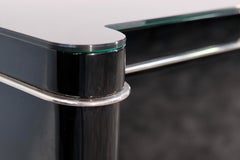 Art Deco Sideboard in High Gloss Black Lacquer by De Coene Frères Belgium 1940s