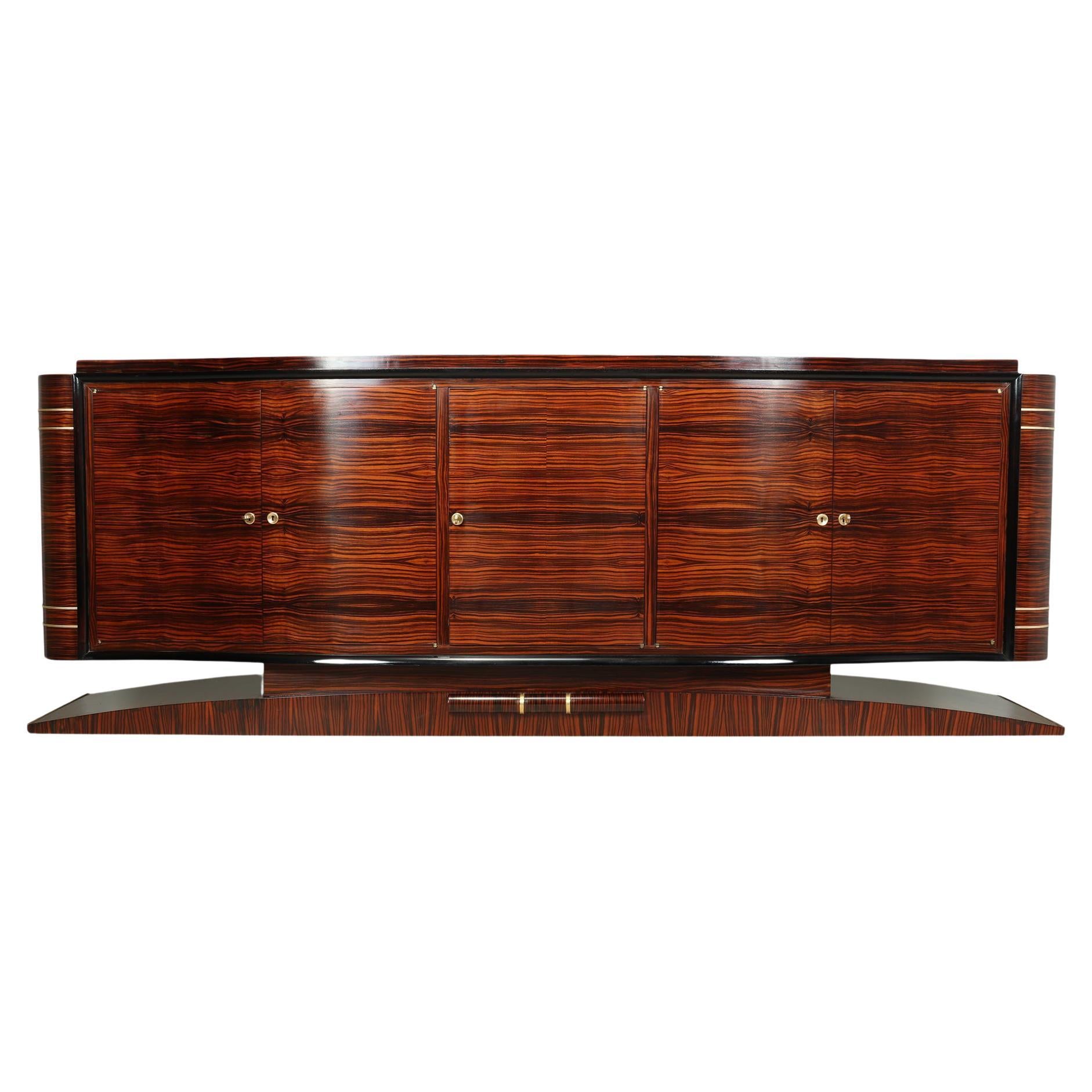 Art Deco Sideboard in Macassar Ebony