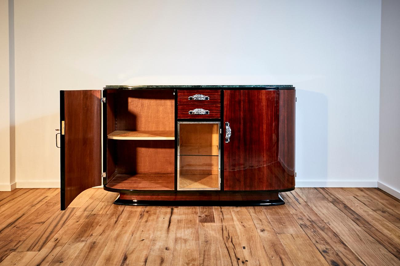 Early 20th Century Art Deco Sideboard in Rosewood from France Around 1925