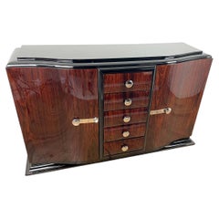 Art Deco Sideboard in Rosewood from Paris Around 1925