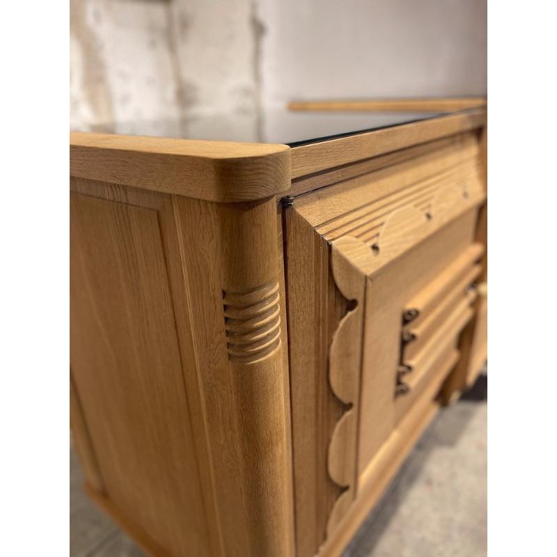 Art Deco Sideboard in the style of Charles Dudouyt, France, 1940s For Sale 9
