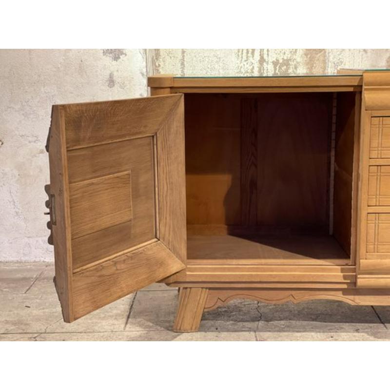 Modern Art Deco Sideboard in the style of Charles Dudouyt, France, 1940s For Sale