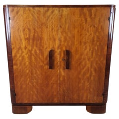 Art Decò Sideboard in Walnut and Maple