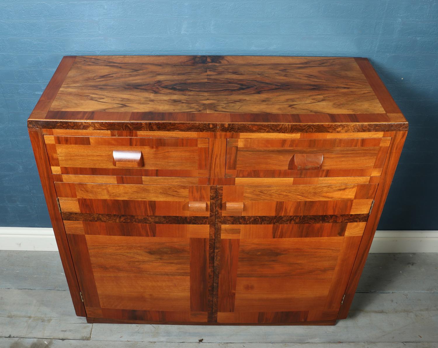 Mid-20th Century Art Deco Sideboard in Walnut, circa 1930