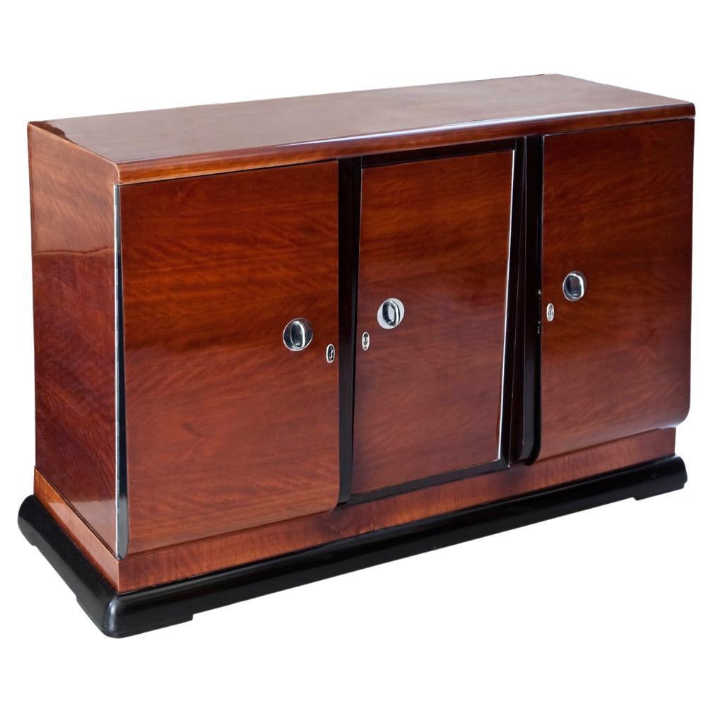Art Deco Sideboard in walnut wood