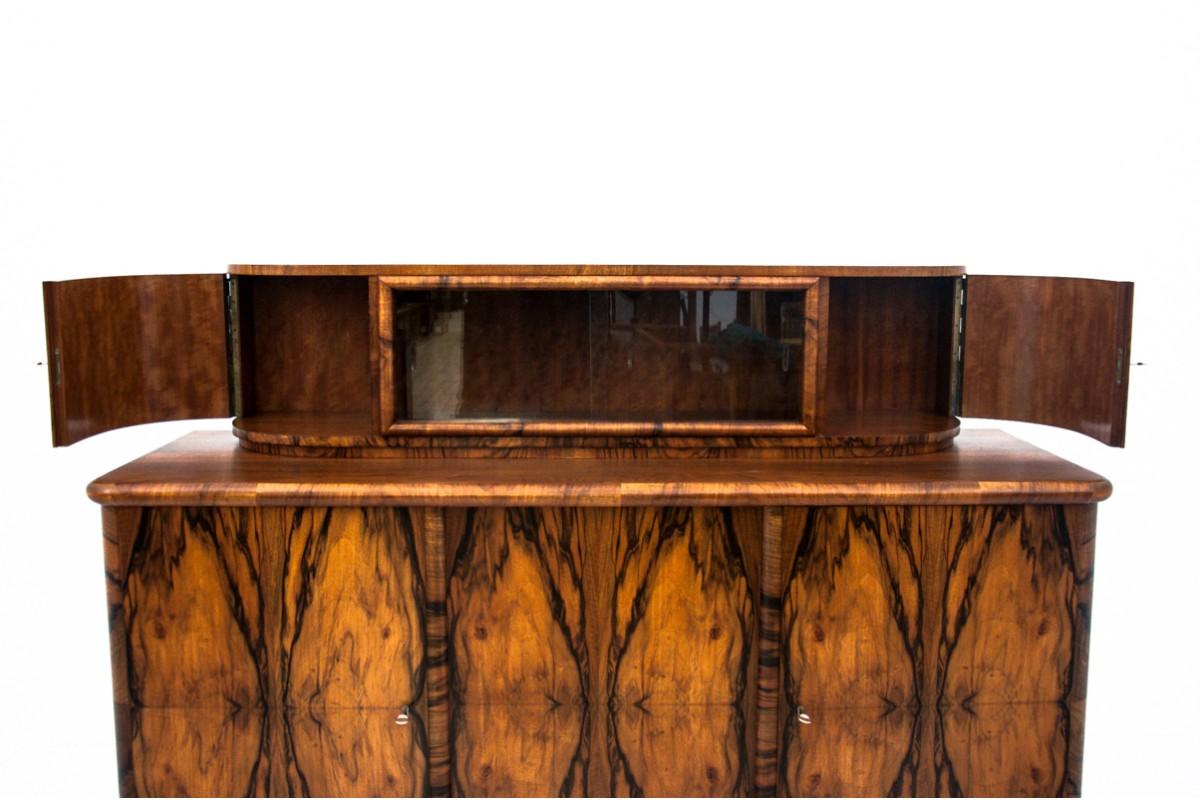 Polish Art Deco sideboard, Poland, 1940s. For Sale