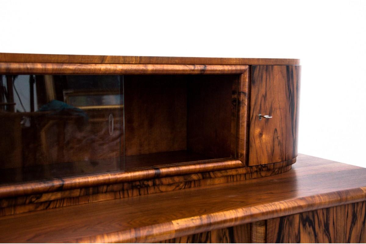 Mid-20th Century Art Deco sideboard, Poland, 1940s. For Sale