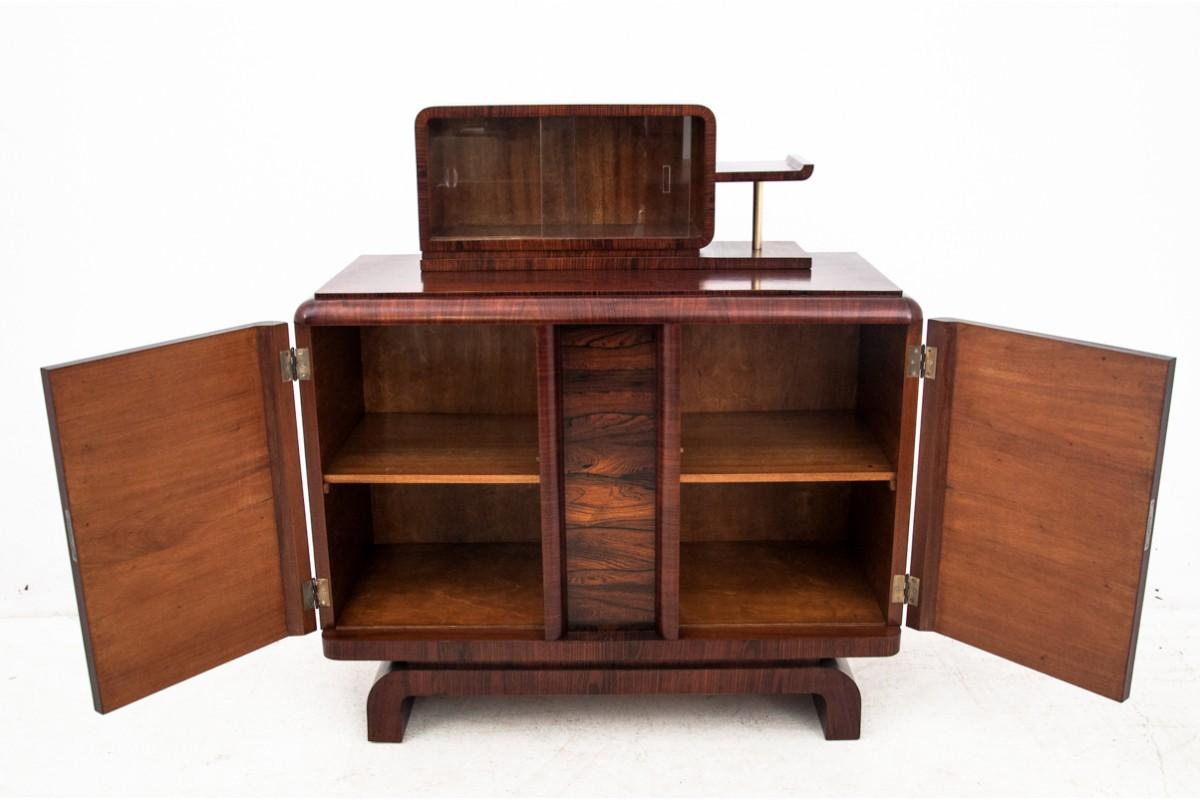 Polish Art Deco sideboard, Poland, 1950s For Sale