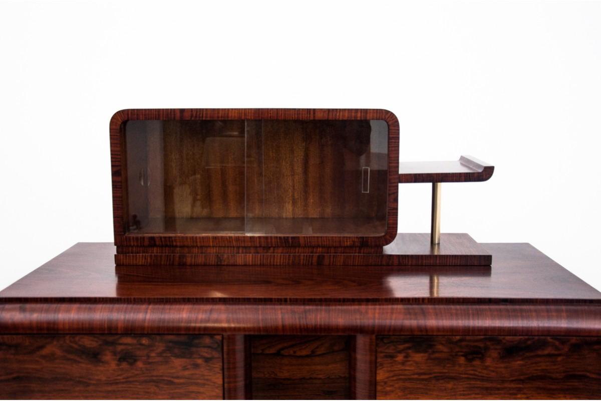 Art Deco sideboard, Poland, 1950s In Good Condition For Sale In Chorzów, PL