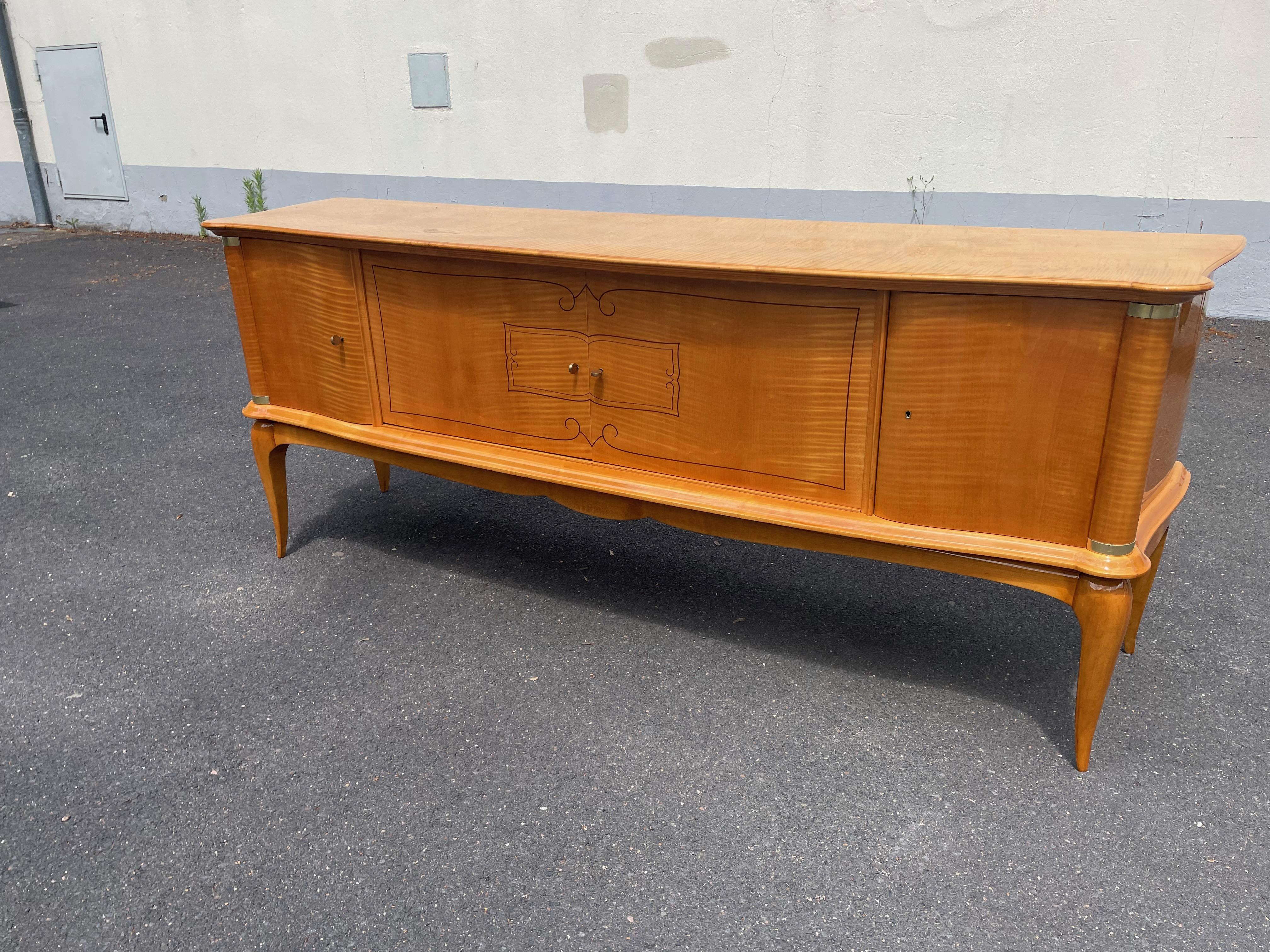 Mid-20th Century Art Déco Sideboard. René Prou. France late 1930s. For Sale