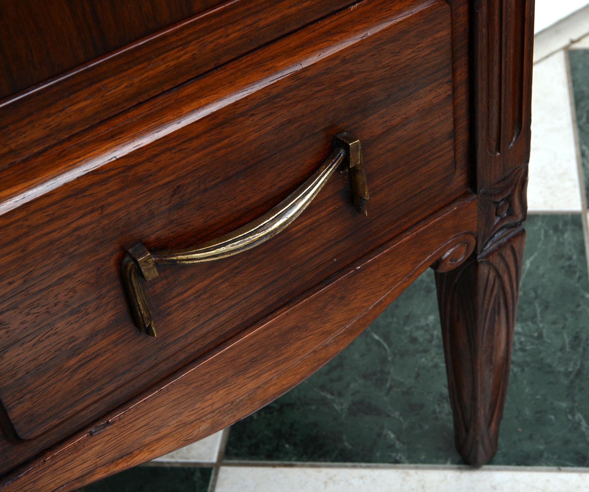 Art Deco Sideboard / Secretary, Paris, Signed 