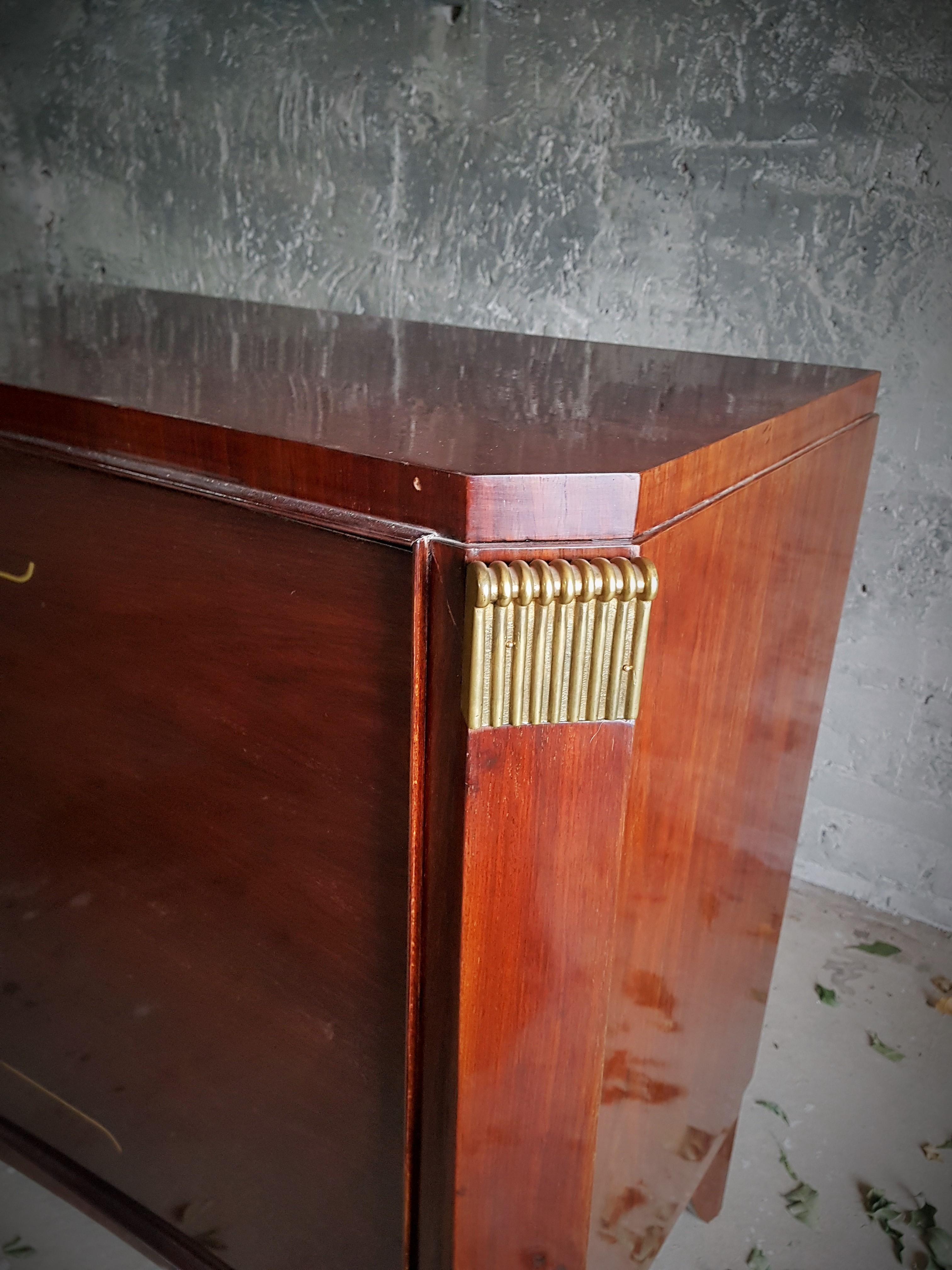 Art Deco Sideboard Style Maurice Rinck, France, 1940 For Sale 3
