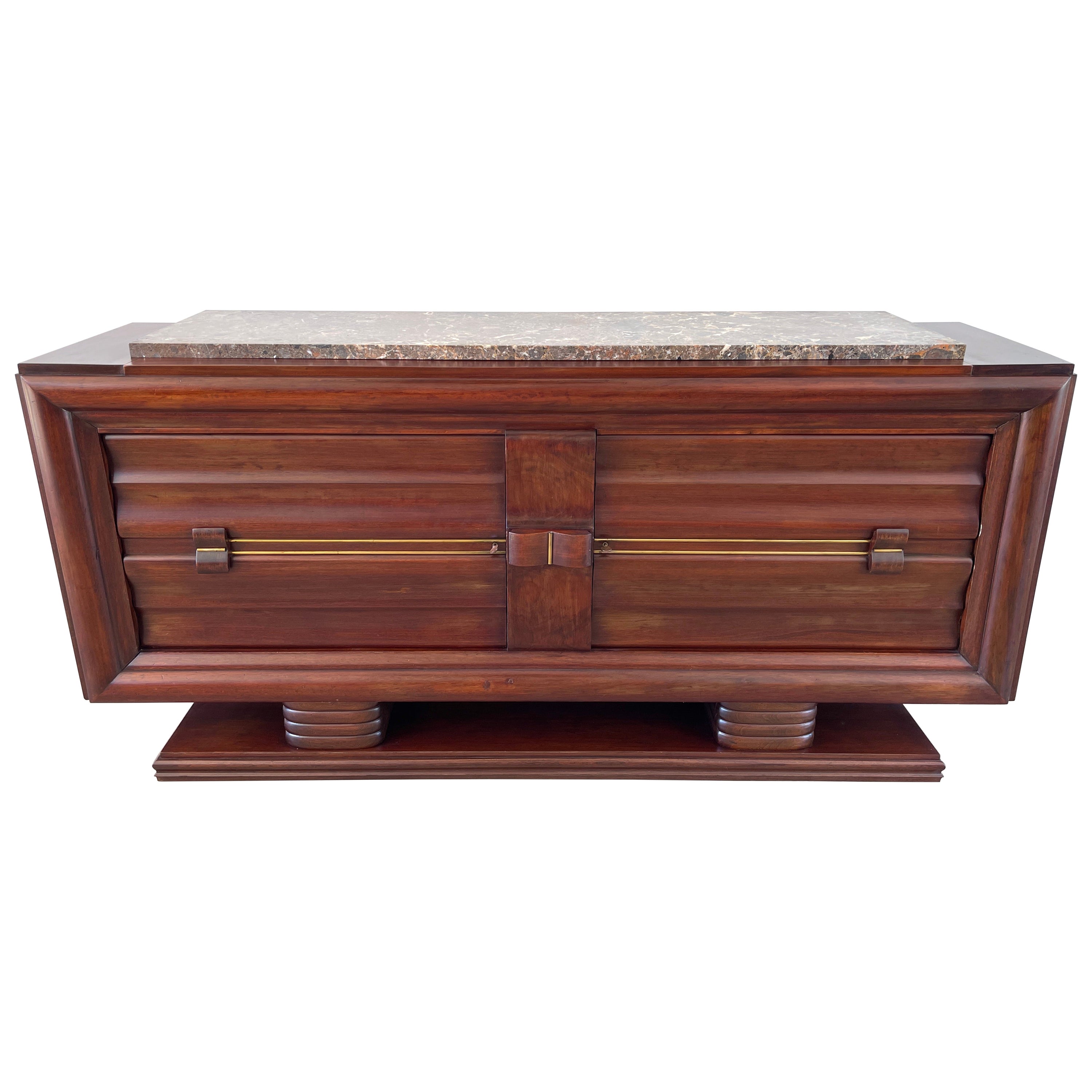 Art Deco Sideboard with Marble