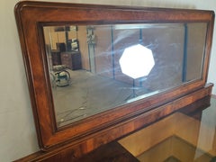 Art Decò Sideboard mit Spiegel und Schiebeglas