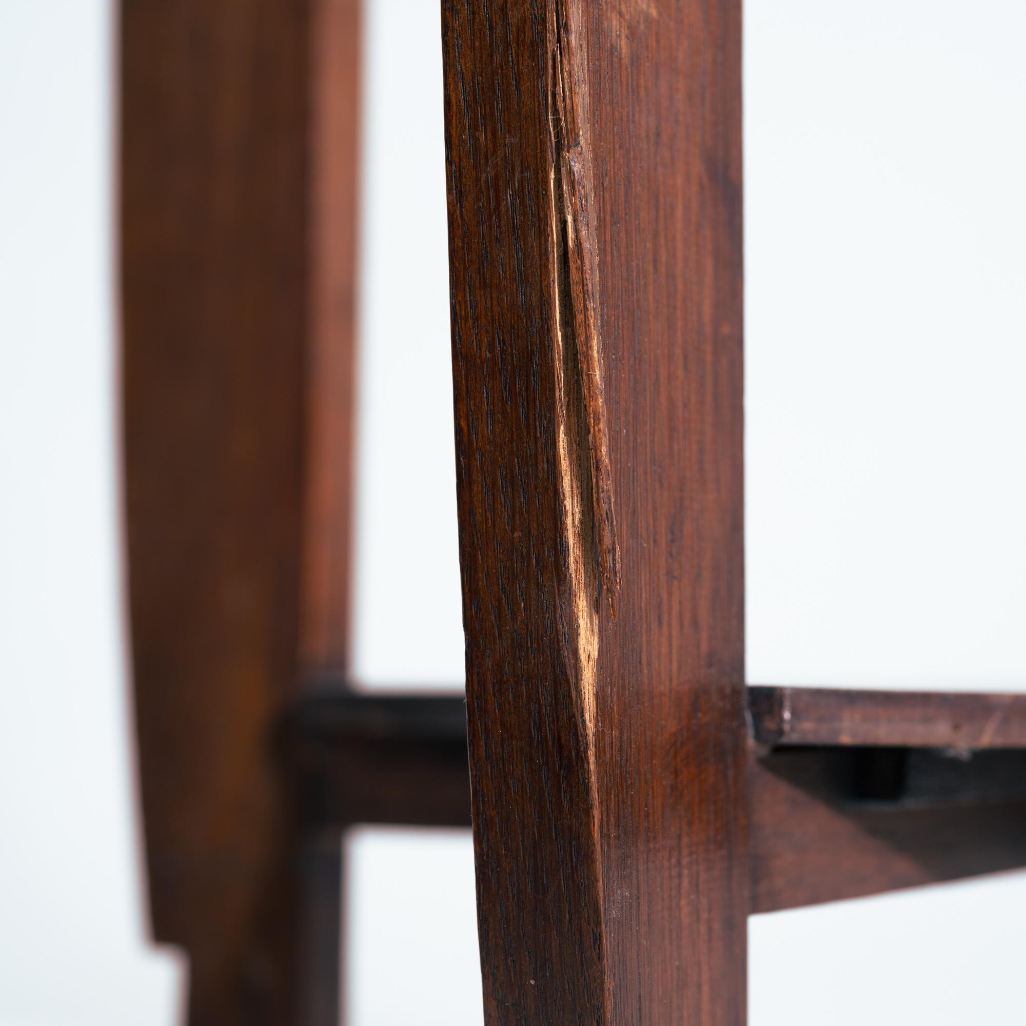 Table d'appoint Art déco en Oak Oak et Wood Wood Wood, Pays-Bas, années 1920 en vente 7
