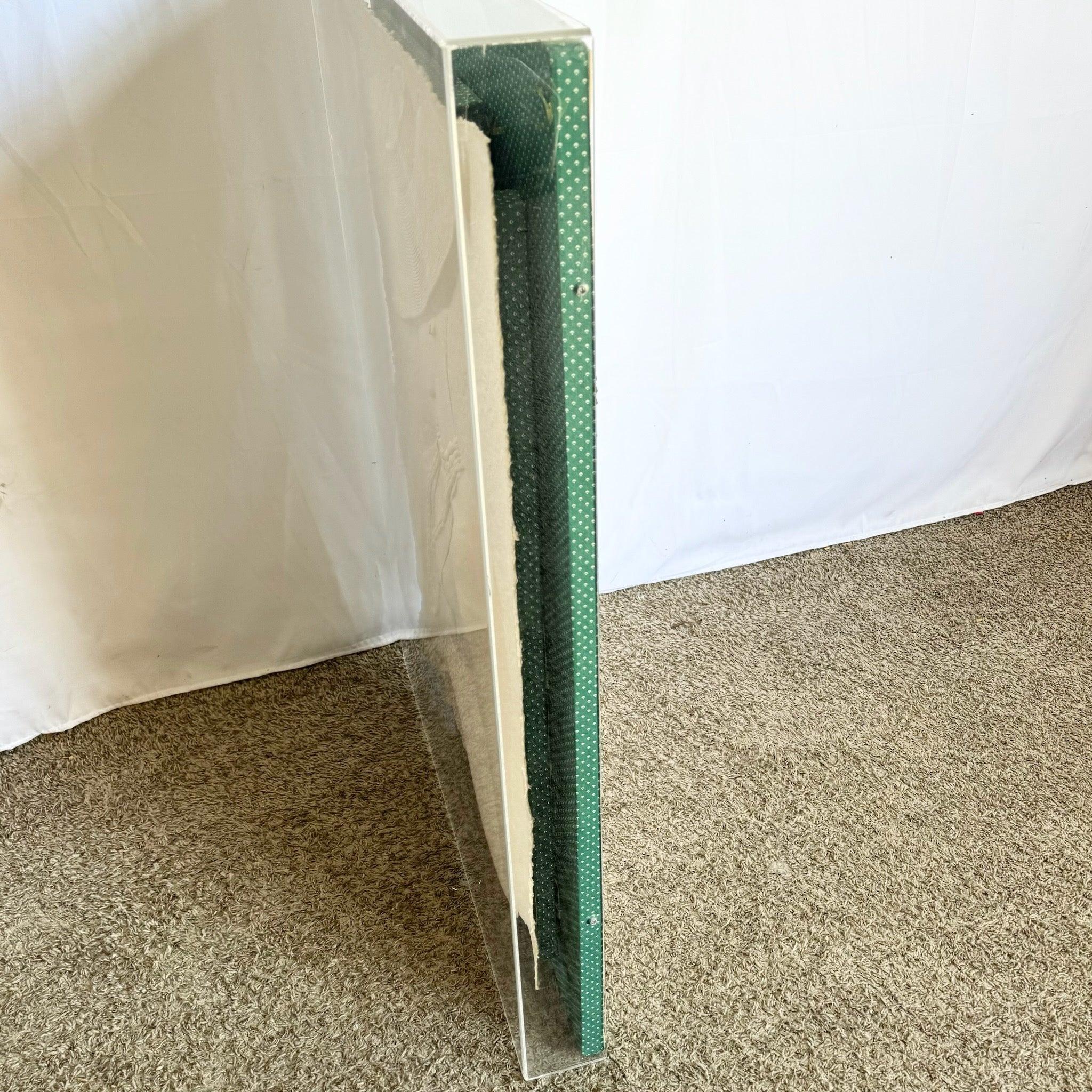 Signed Art Deco cast paper wall sculpture by David Fisher, featuring intricate relief detailing and timeless Art Deco elegance.
 
 We sell items as acquired, without restoring or repairing. Vintage pieces may have age-related wear. Review photos