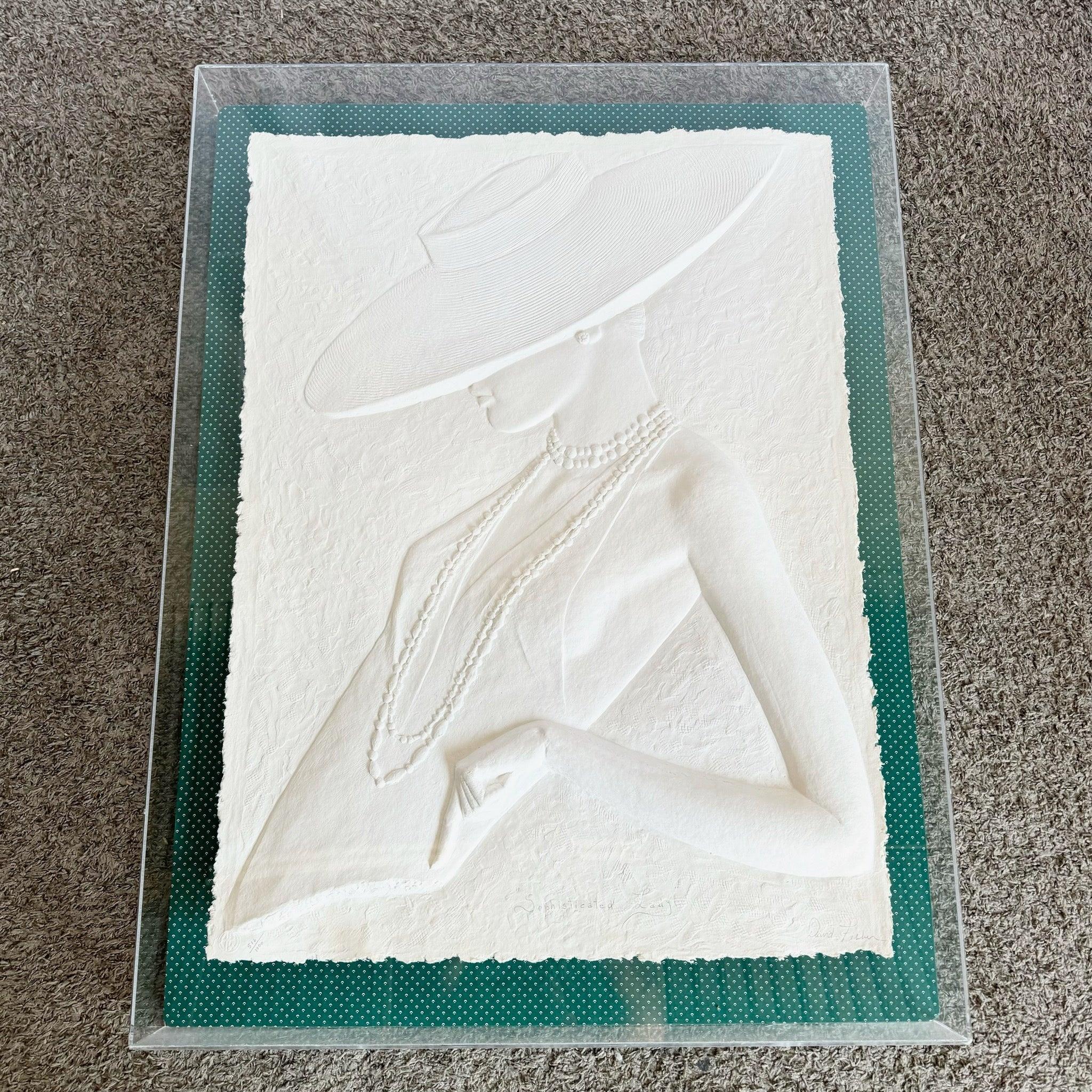 Art Deco Signed Cast Paper “Sophisticated Lady” by David Fisher 516/1000 For Sale 3