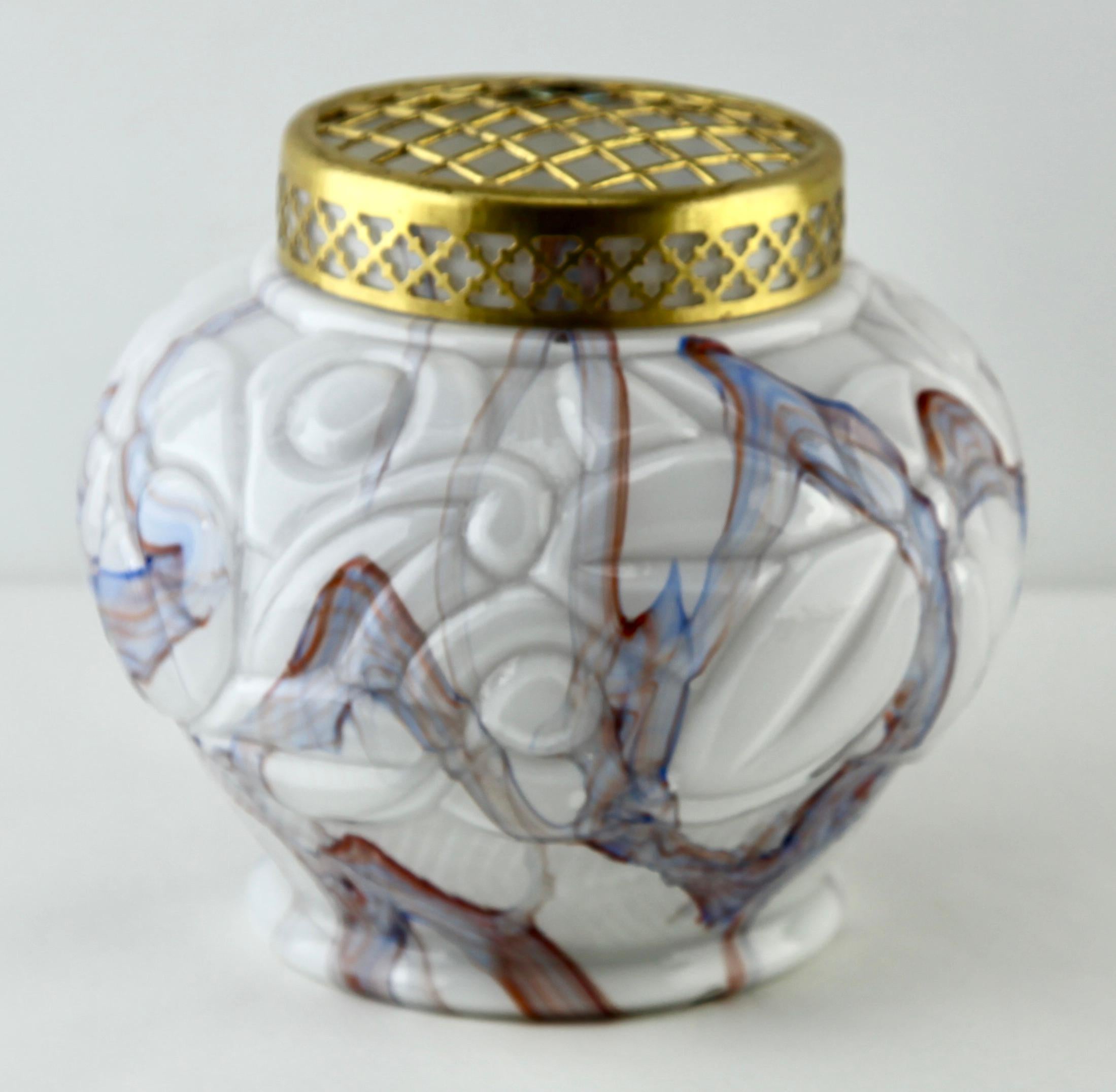 Belgian Art Deco Signed Scailmont HH Bouquetiers by Henri Heemskerk, 1886-1953 For Sale