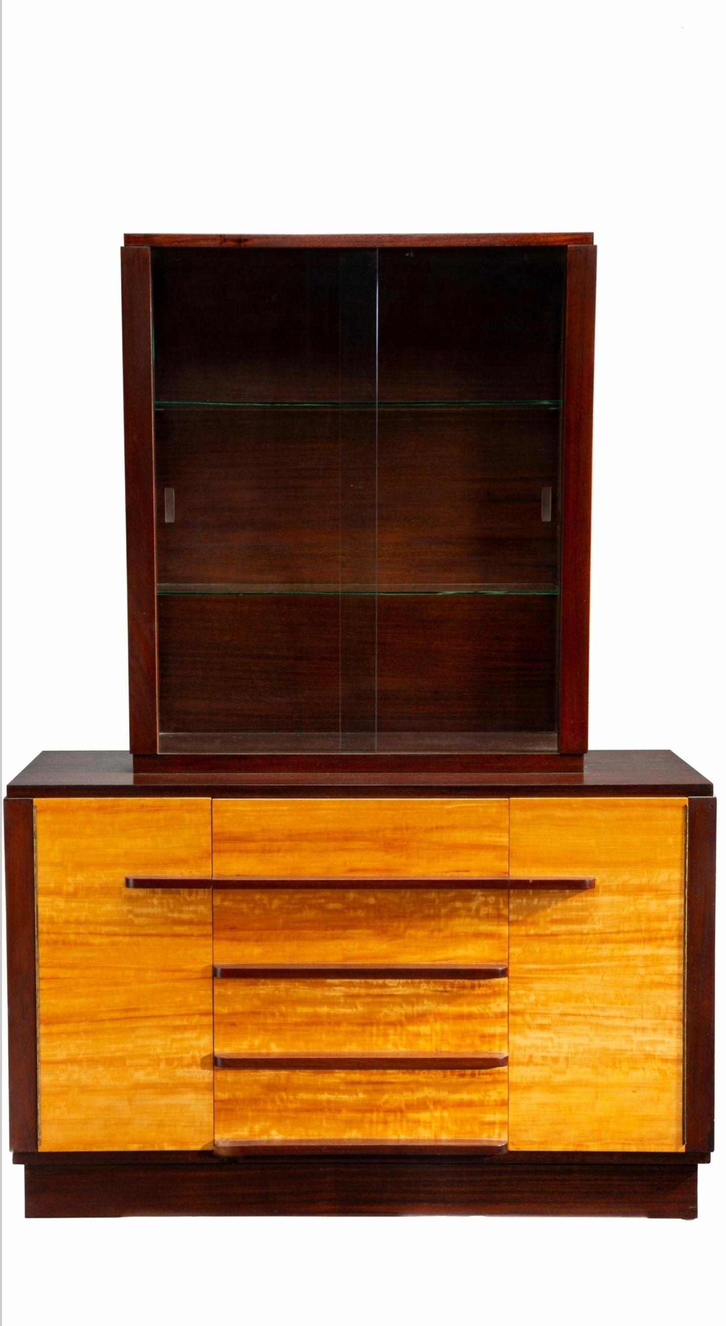 A rare and important Art Deco period Century of Progress Display Cabinet designed by Wolfgang Hoffmann (Austrian, 1900-1969) for Romweber Company, Batesville, Indiana, United States of America. circa 1933-1936

Created for the 1933 Chicago World's