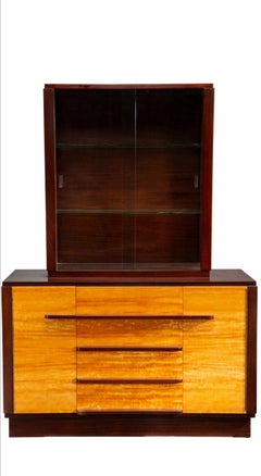 Vitrina Art Decó firmada por Wolfgang Hoffmann para la Feria Mundial de Romweber