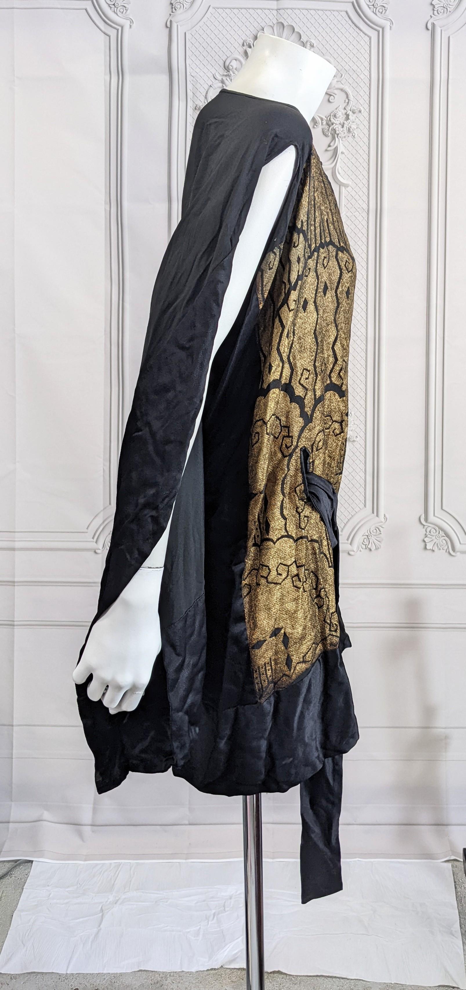Women's Art Deco Silk Lame Evening Tunic For Sale