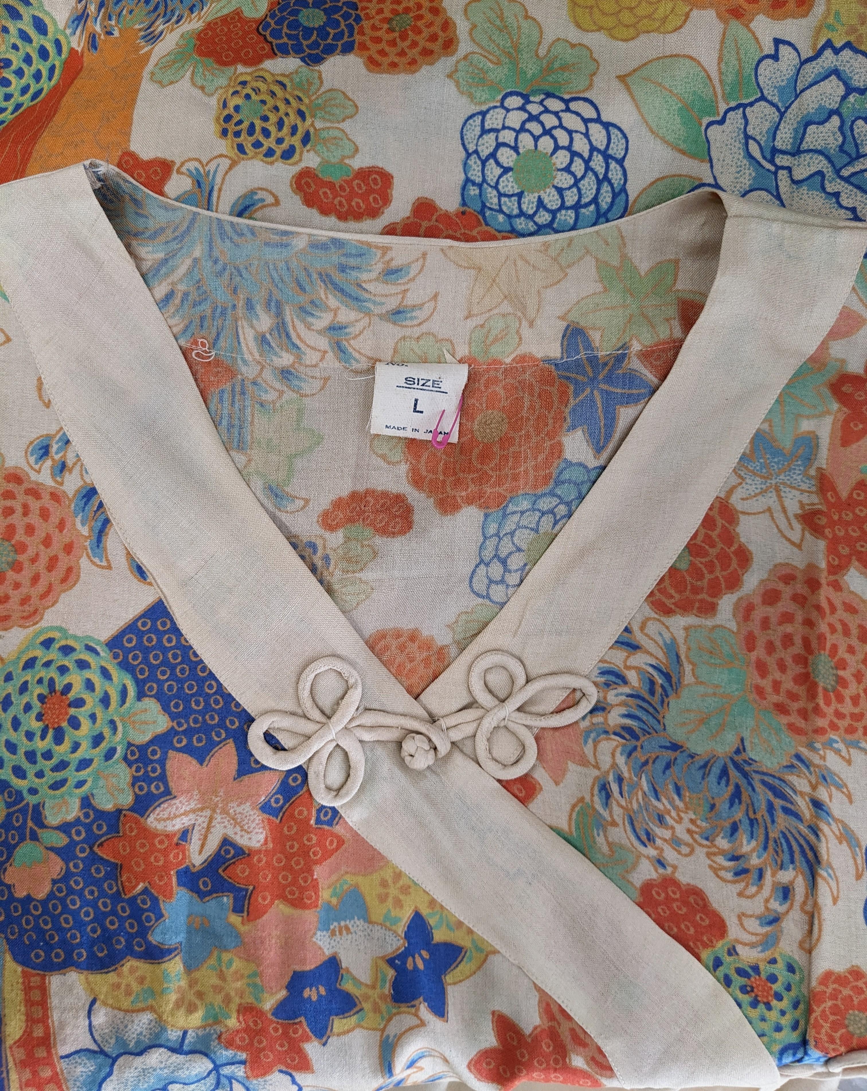 Art Deco Seidenpyjama, Japan 1920er Jahre im Angebot 5