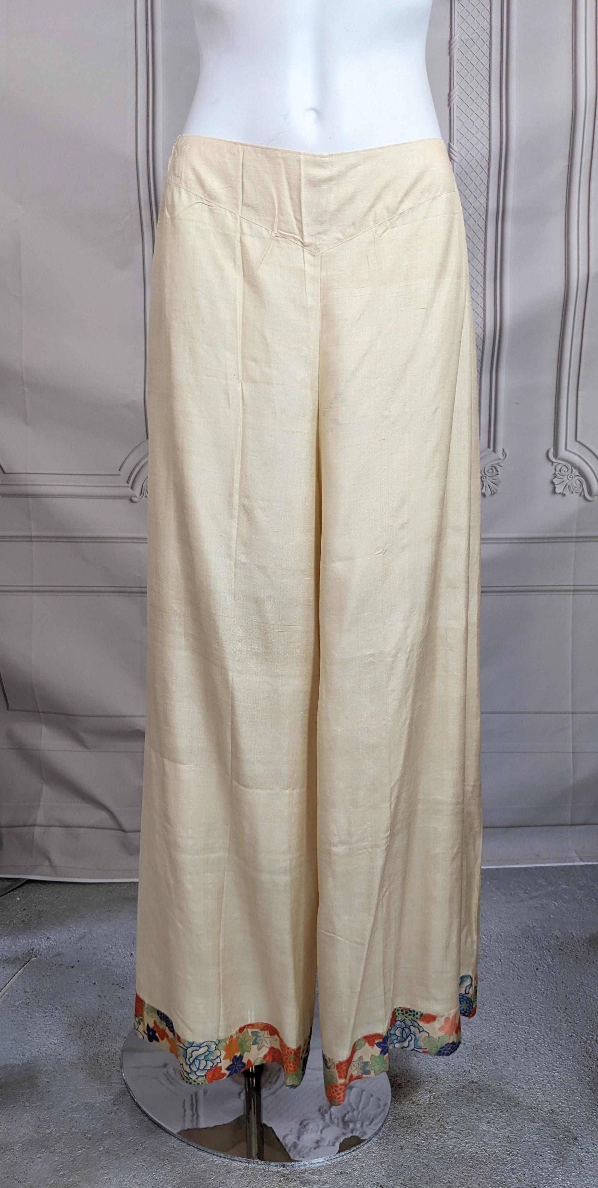 Art Deco Seidenpyjama, Japan 1920er Jahre im Angebot 6