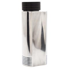 Art Deco silver and bakelite Cocktail Shaker by Folke Arström