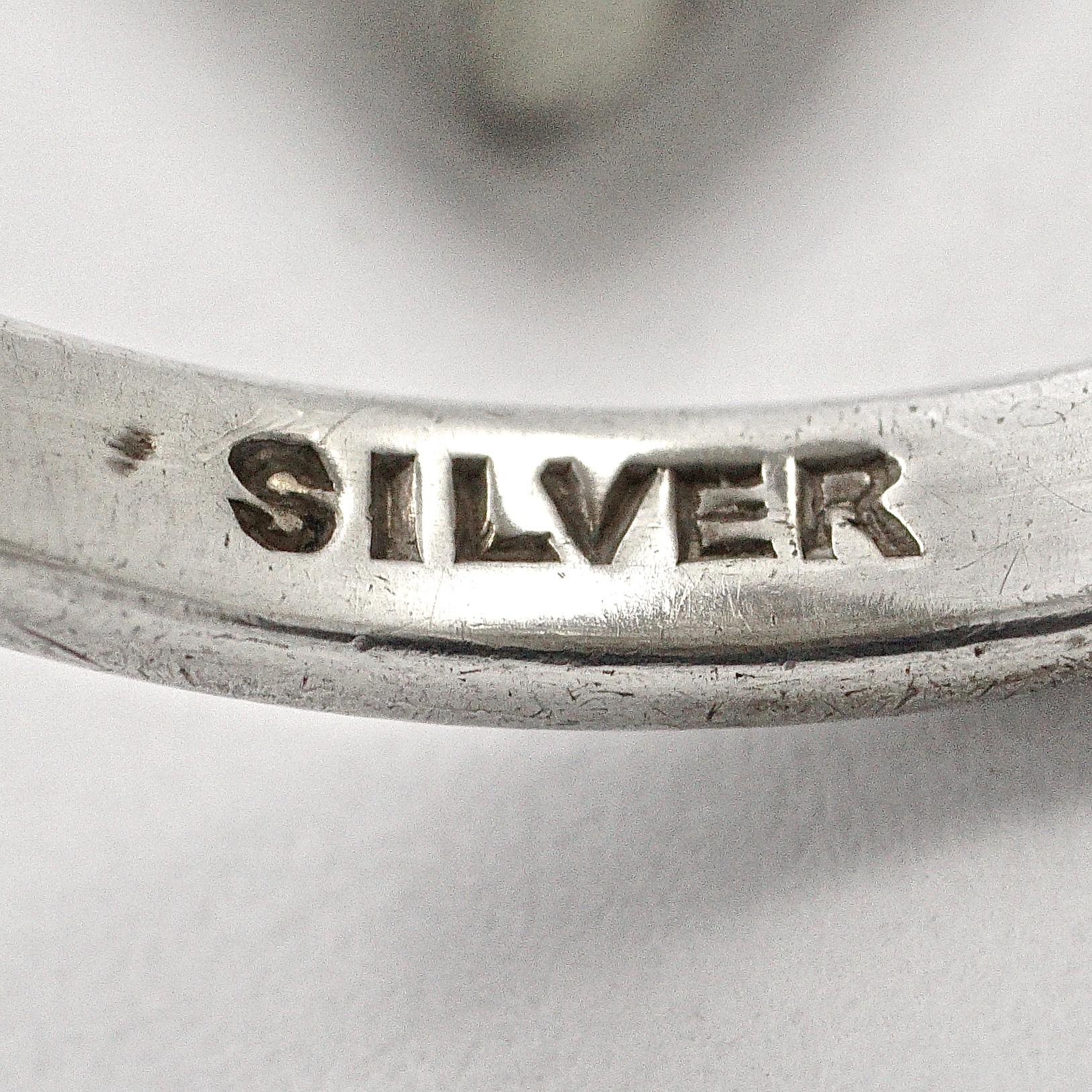 art deco silver rings