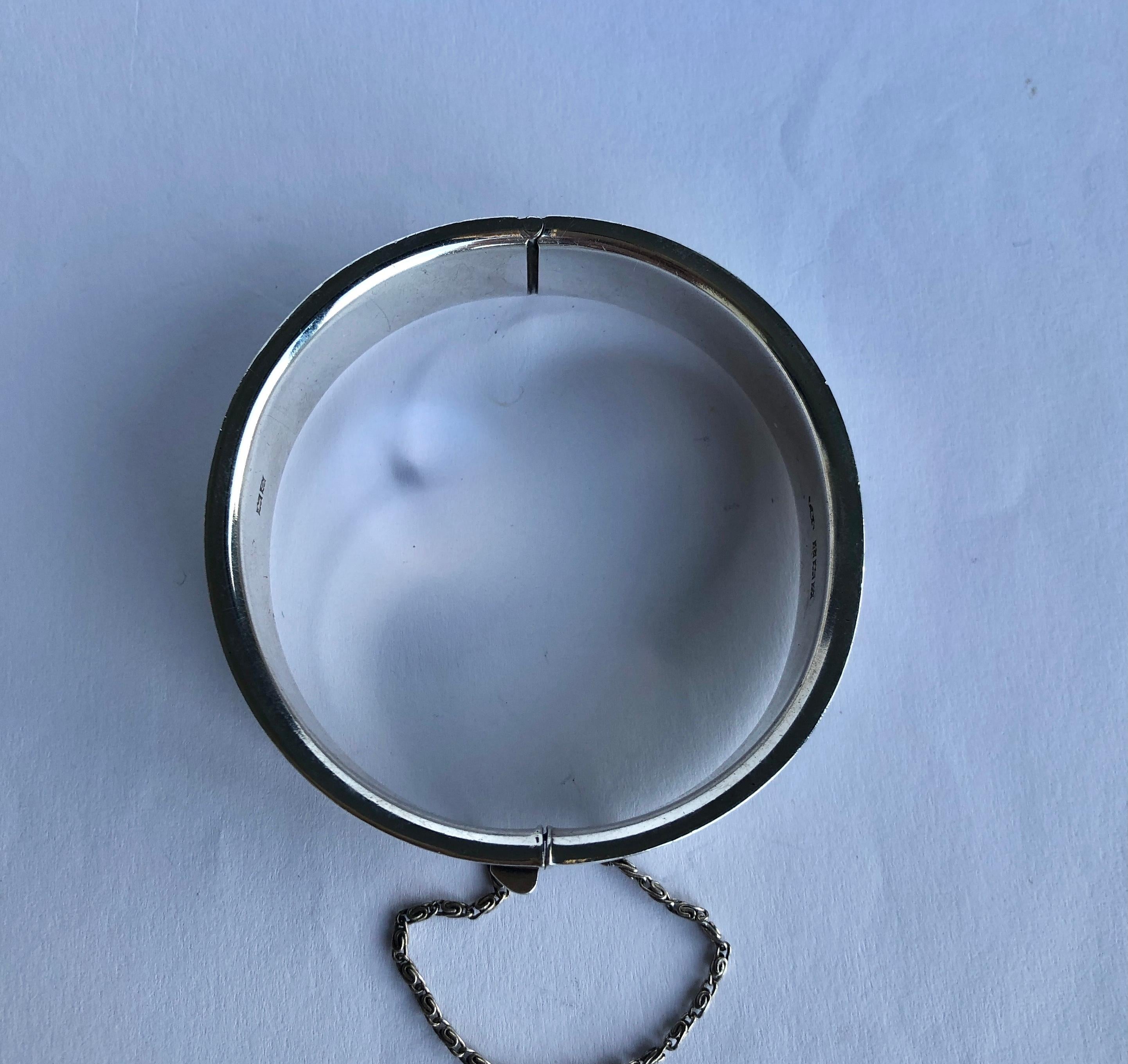 Bracciale Art Deco in argento e oro rosa In condizioni buone in vendita a Chipping Campden, GB