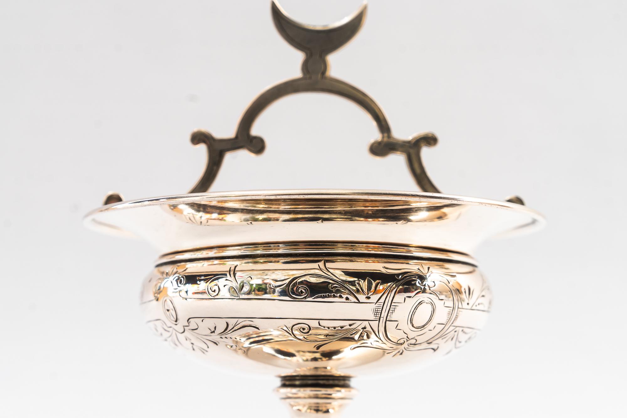 Art déco Bol en argent Art Déco des années 1920 en vente