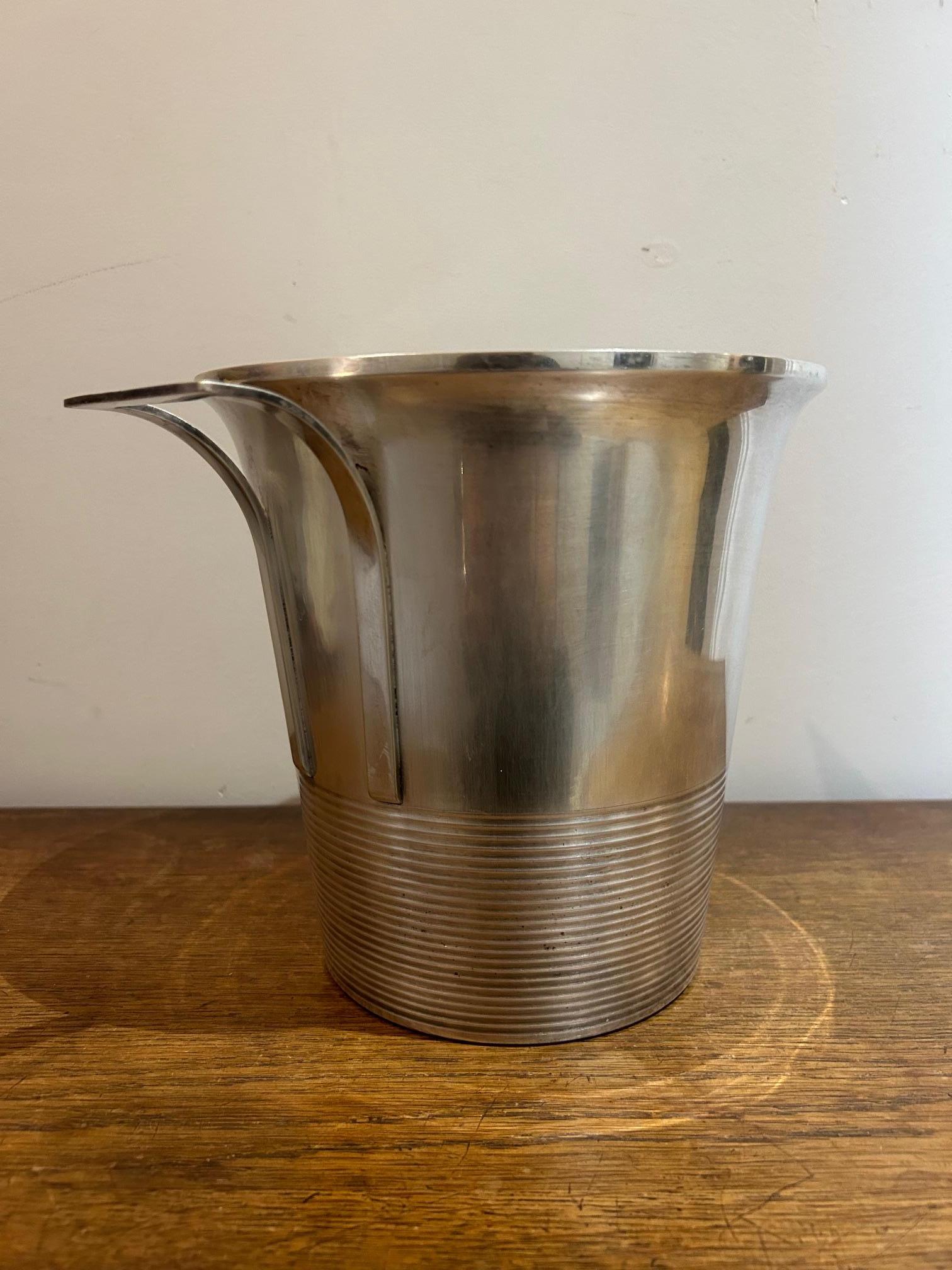 20th Century Art deco silver bucket  For Sale