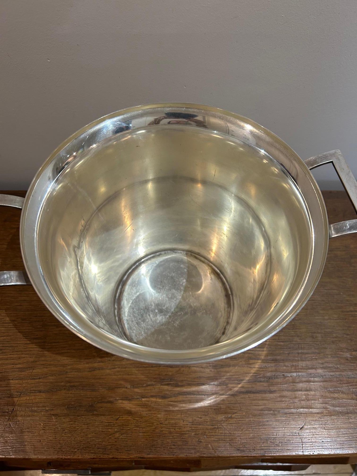 Art deco silver bucket  For Sale 1