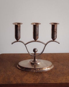 Art Deco Silver Candelabra