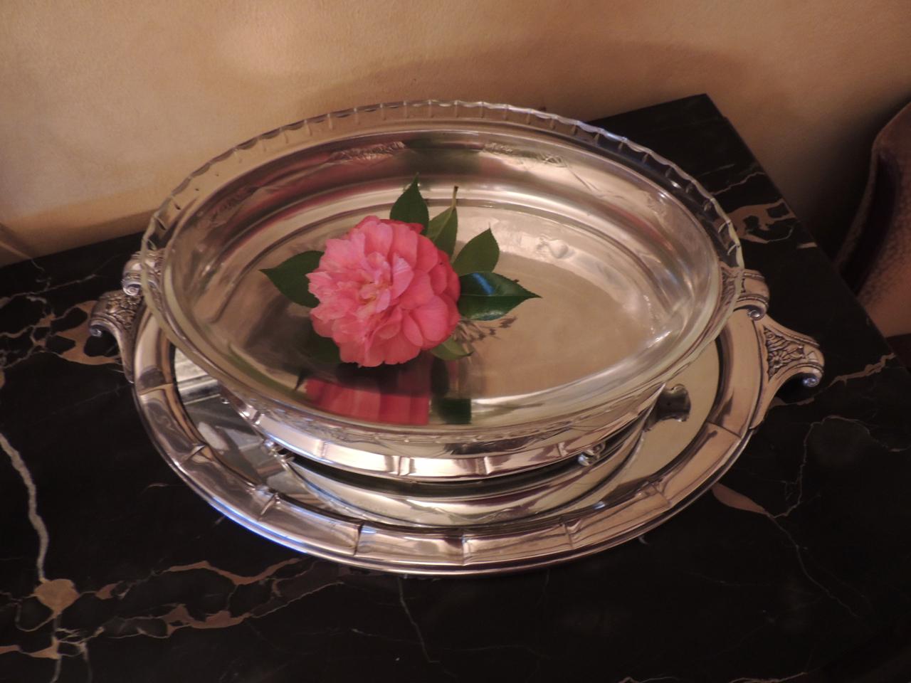 mirror tray centerpiece