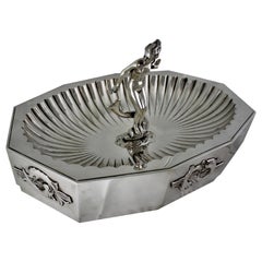 Art Deco Silver Centerpiece by Arrigo Finzi/Sant'Elia Milan-Italy 1938-1943