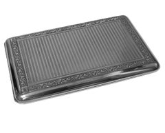 Art Deco Silver Cigarette or Card Case, Austria, circa 1920