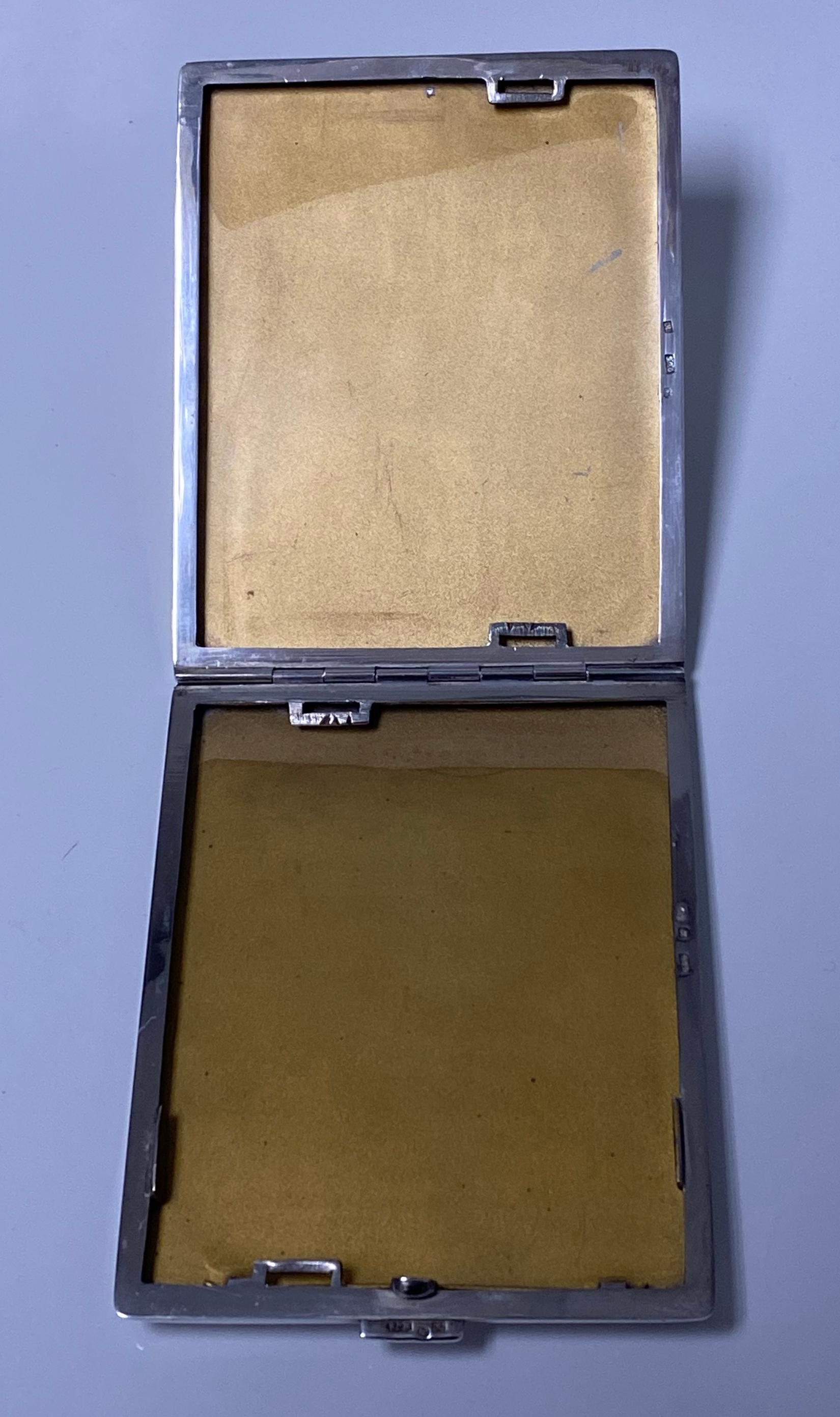 Art Deco Silver Cigarette or Card Case, Austria, circa 1930 1