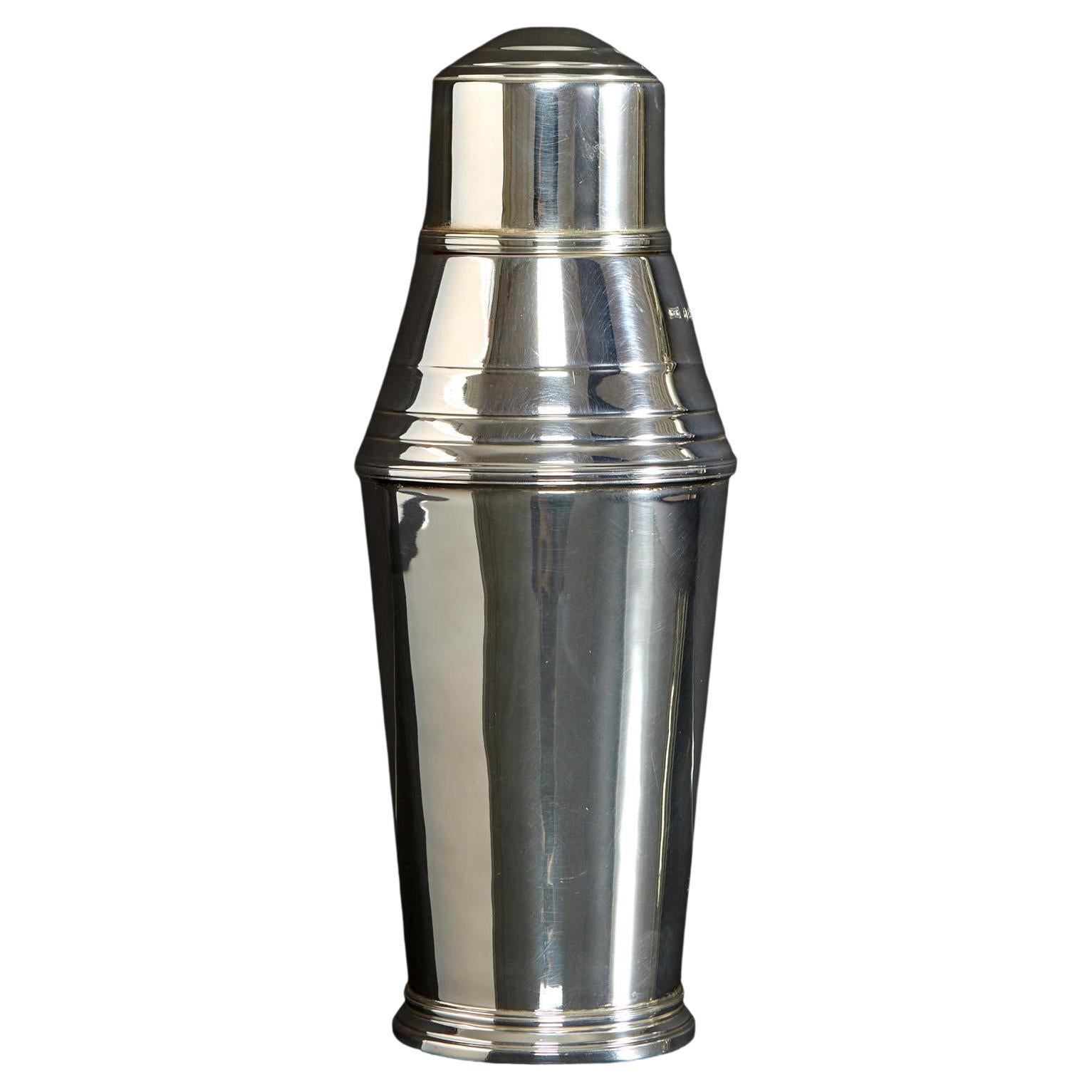 Art Deco Silver Cocktail Shaker