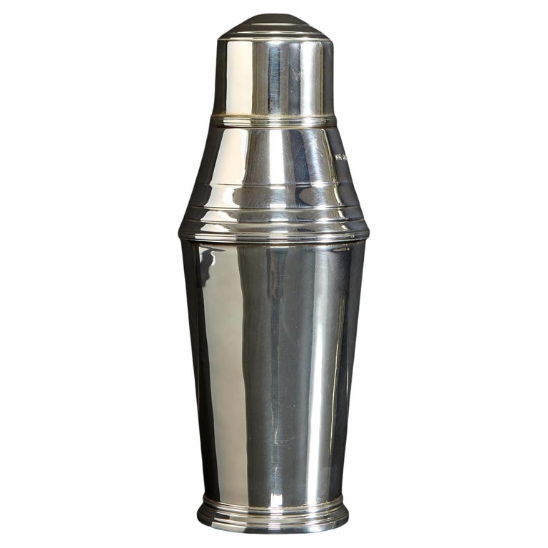 Art Deco Silver Cocktail Shaker For Sale at 1stDibs