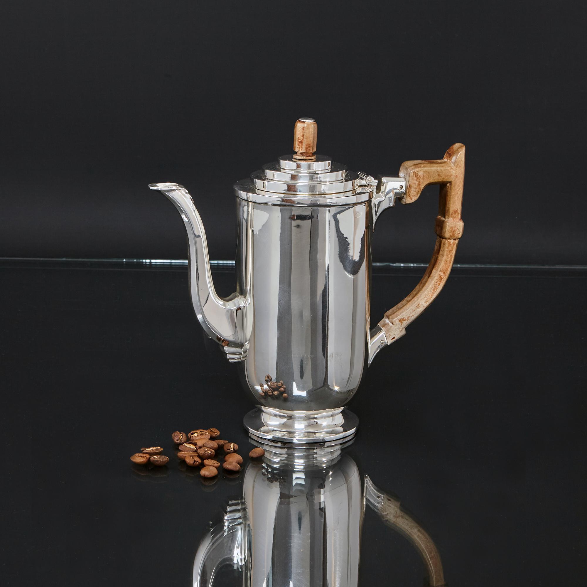 Art Deco Silver Coffee Pot 5
