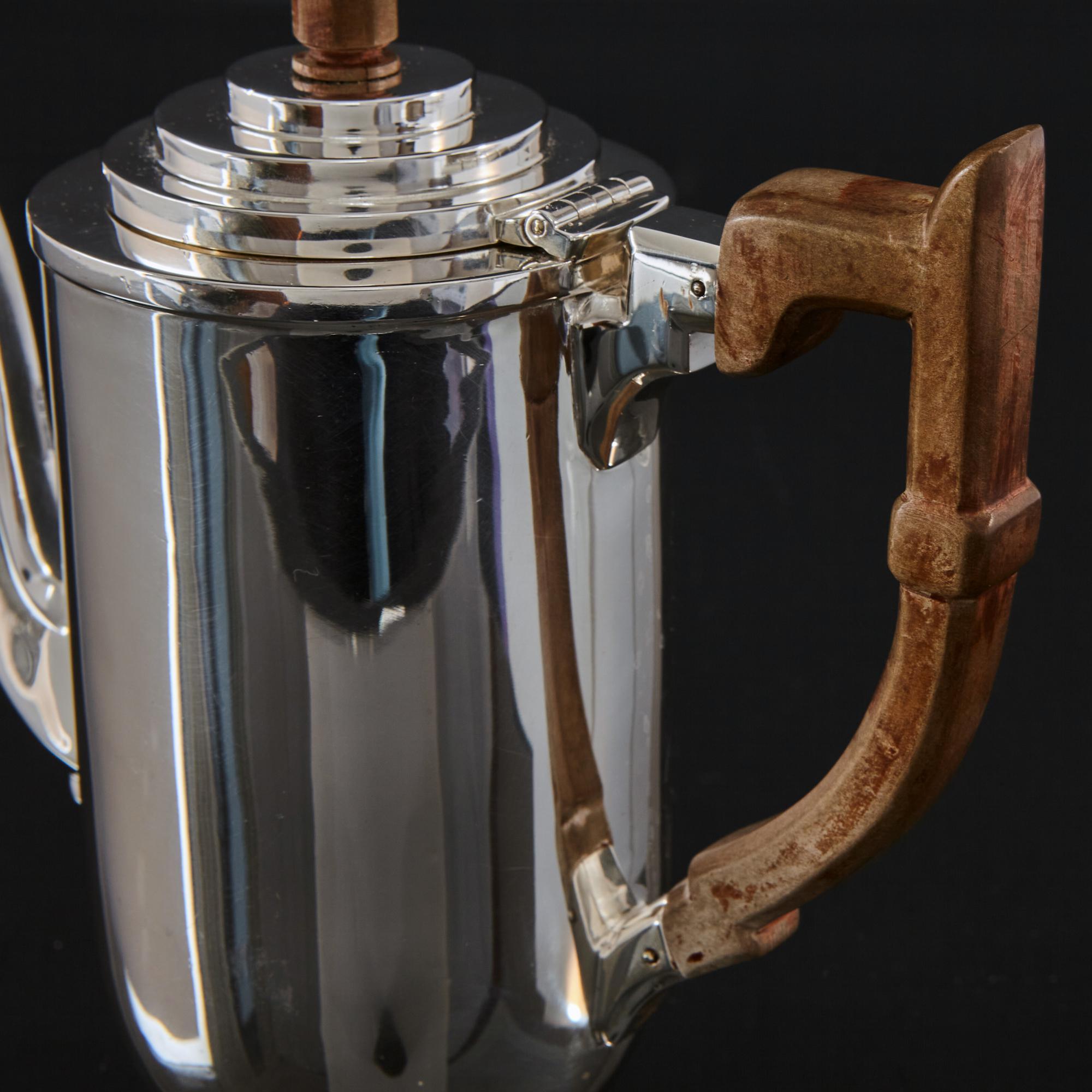 Art Deco Silver Coffee Pot 1