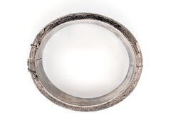 Art Deco Silver Cuff Bracelet 950 Silver Antique Vintage Original 1930's