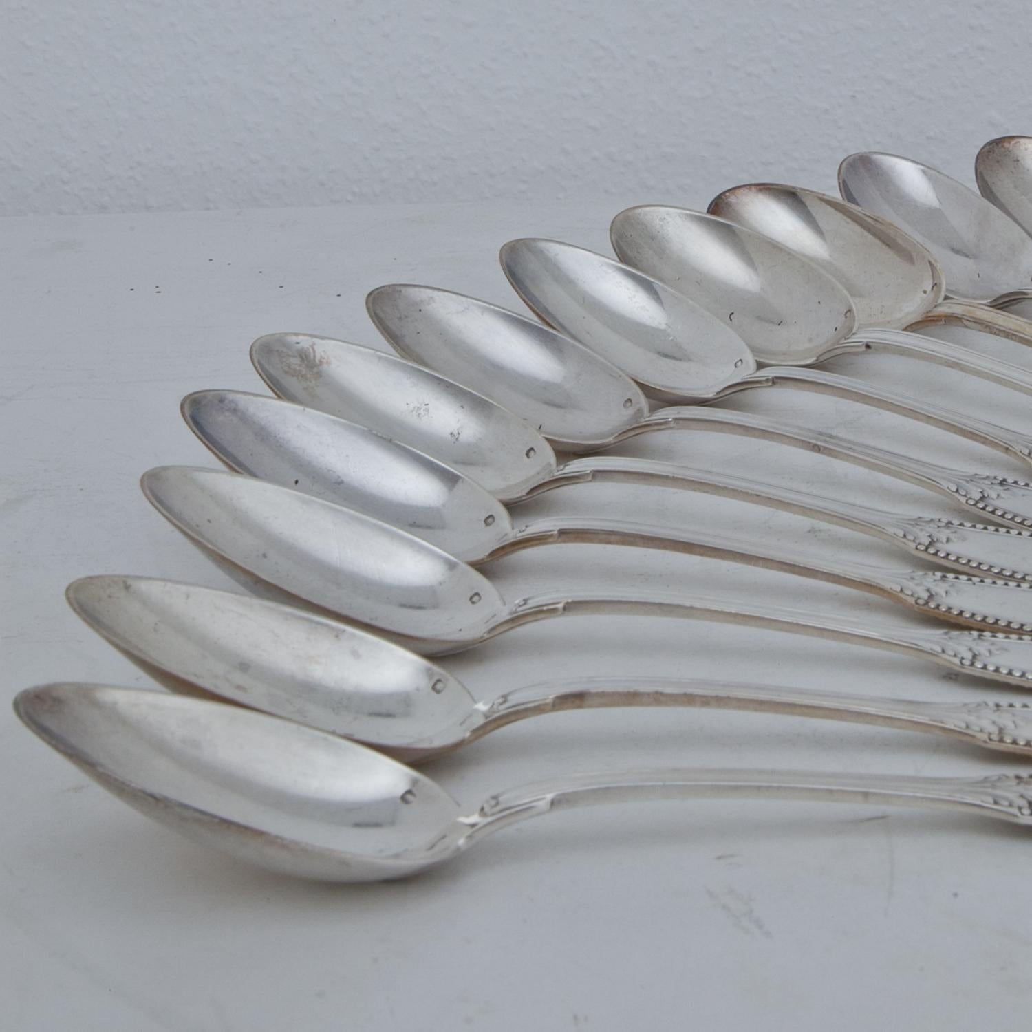 Art Deco Silver Cutlery, Emile Puiforcat, France, 1st Half 20th Century 2