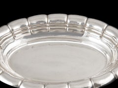Art Deco Silberschale von Roelof Citroen